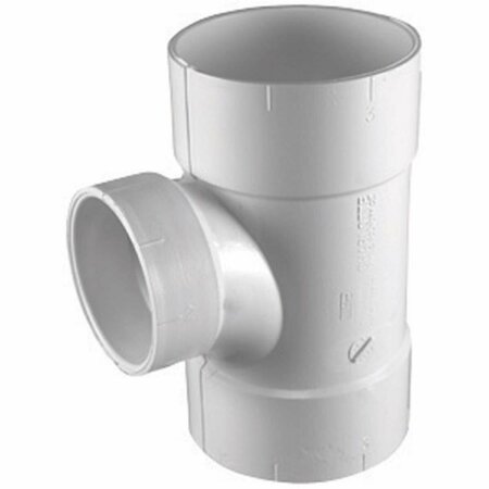 CHARLOTTE PIPE AND FOUNDRY PVC-Dwv Sanitary Tee 3 x 3 x 1.5 in. 42624